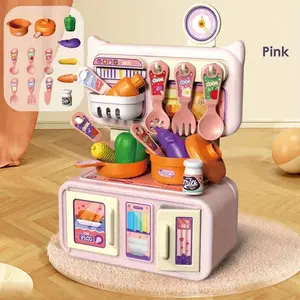 Mini Kitchen Toy Simulation Cooking Set, Pretend Play Girl Toys, Realistic Cookware Role-Playing Kit, Educational Gift