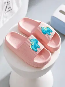 Women's Cute Cartoon Pony Slippers, Anti-Slip Soft Eva Slides, Indoor Outdoor Summer House Slippers, Beach & Bathroom Ready