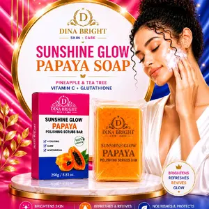 SUNSHINE GLOW PAPAYA SOAP.