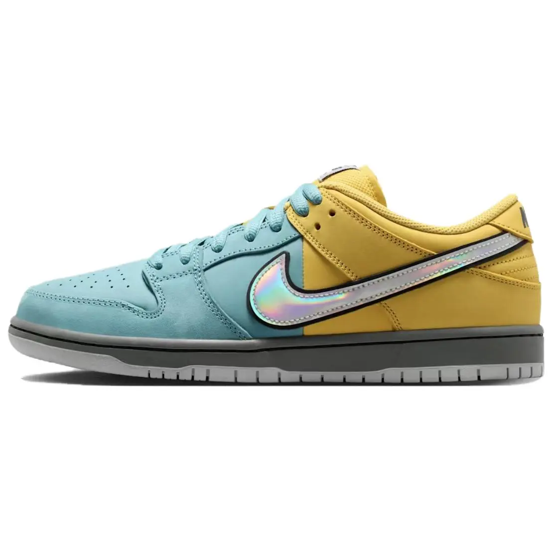 Nike SB Dunk Low 'Muni Fast Pass Lightning' Limited Edition Skate Sneakers - Durable Leather, Unique Lightning Bolt Detailing, Runs ½ Size Small, US M 11.5, Limited Release Sports Footwear, Skate‑Ready