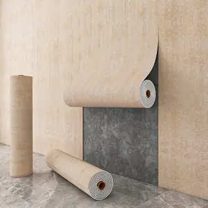 3D Stone Textured Peel-and-Stick Wallpaper Roll, Waterproof Self-Adhesive Faux Stone Decorative Sticker, Renter-Friendly Wall Stickers for Living Room, Bedroom Accent Wall Renovation, Textured Wall Paper