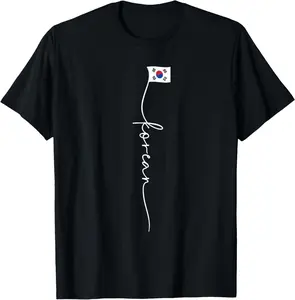 Playful Comfort Tee - Korea Signature Korean Flag T-Shirt