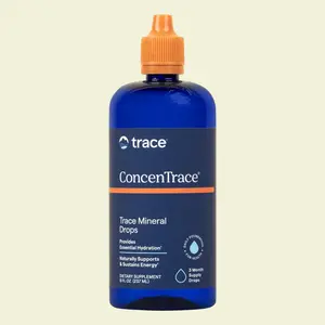 Trace Minerals ConcenTrace Trace Mineral Drops | Supports Energy, Digestion, Bone Health & Hydration, 70+ Ionic Trace Minerals w/Magnesium, Chloride & Potassium | Keto, Vegan & Non-GMO | 96 Servings