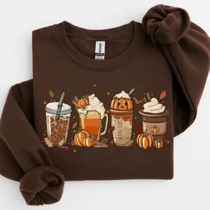 Fall Coffee Sweatshirt, Fall Sweater, Pumpkin Spice Sweatshirt, Cute Fall Sweater