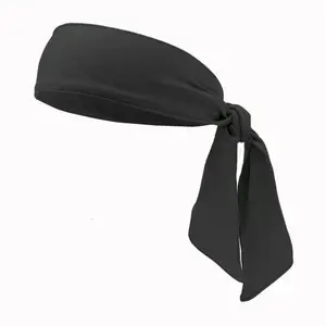 Unisex Quick-Dry Tennis Headband, Sporty Elastic Sweatband, Breathable Absorbent Hair Tie, Outdoor Fitness Accessory