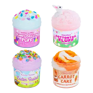 Amma Slimes • Easter Basket Texture Pack • Includes 4 Mini 2oz Slimes