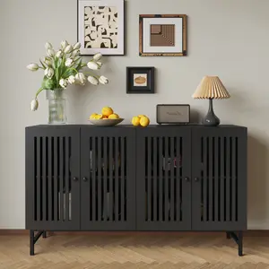 4-door lockers, metal base, kitchen lockers, bar, restaurant, Accent wine cabinet in the corridor, cabinet console. Two color options are provided.