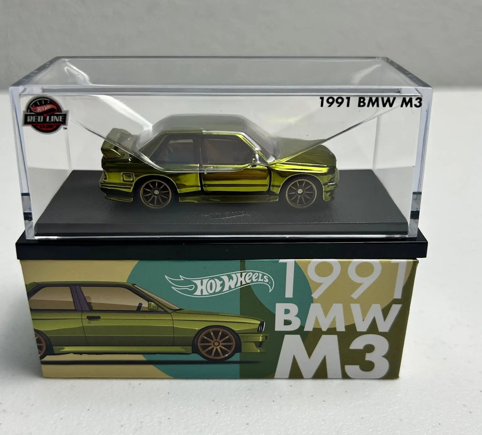 Hot Wheels 1:64 RLC 1991 BMW M3 - Green