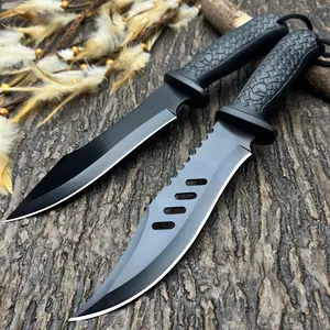 Fixed Blade Kitchen Utility Knife, Sharp Multipurpose Fruit & Vegetable Knife with Ergonomic Handle & Secure Sheath