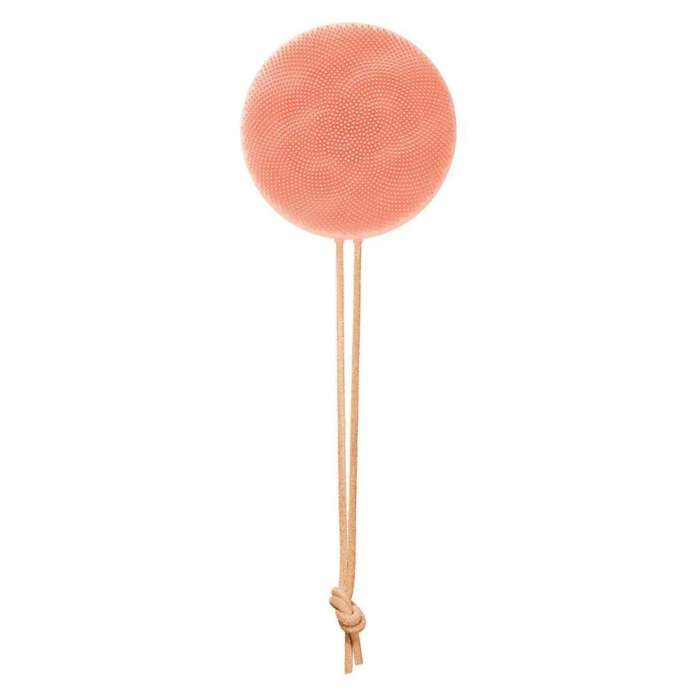 FOREO LUNA Silicone Waterproof Exfoliating Bath Brush - Peach Perfect, Smoothing Shower Body Scrubber, Water Proof, Exfoliating Bath Tool