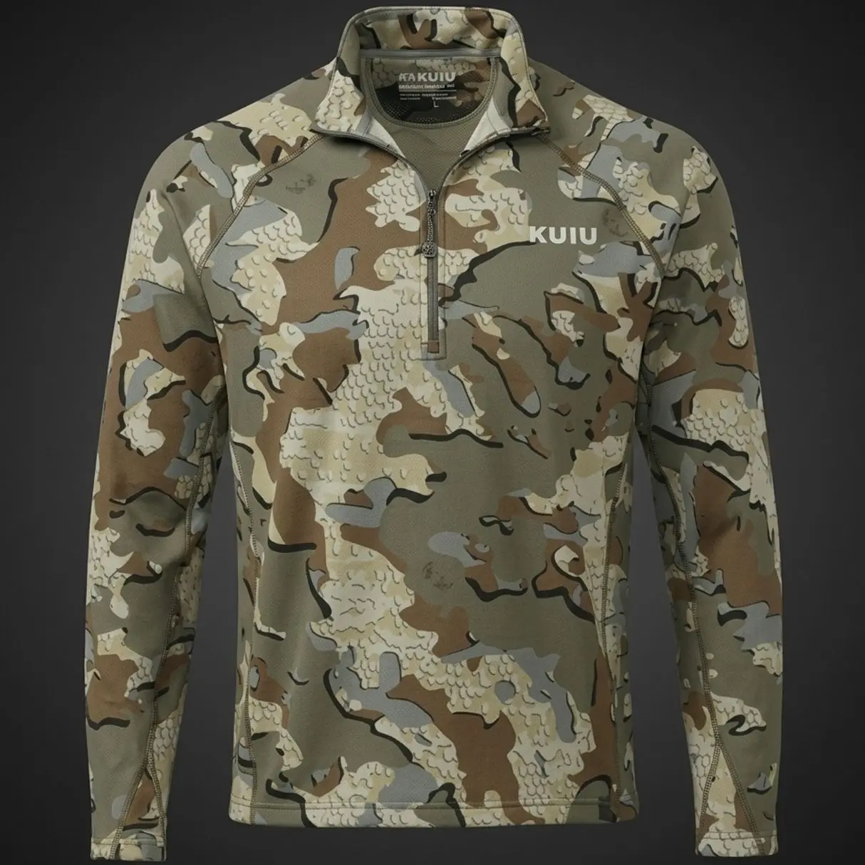 Premium Mid-Weight Synthetic Half-Zip Base Layer | Thermal Breathable Outdoor Training Top for Hiking & Running