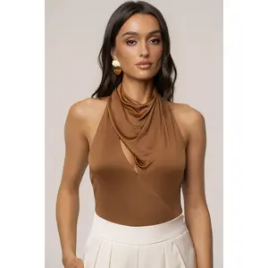 Tan Beloved Bodysuit