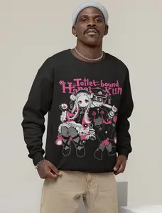 Hanako Kun Yugi Amine Tsukasa Jibaku Shounen Toilet Bound School Mystery Aesthetic Anime   Crewneck Sweatshirt T-shirts, Crewnecks, Hoodies – Gifts Suitable for Anyone