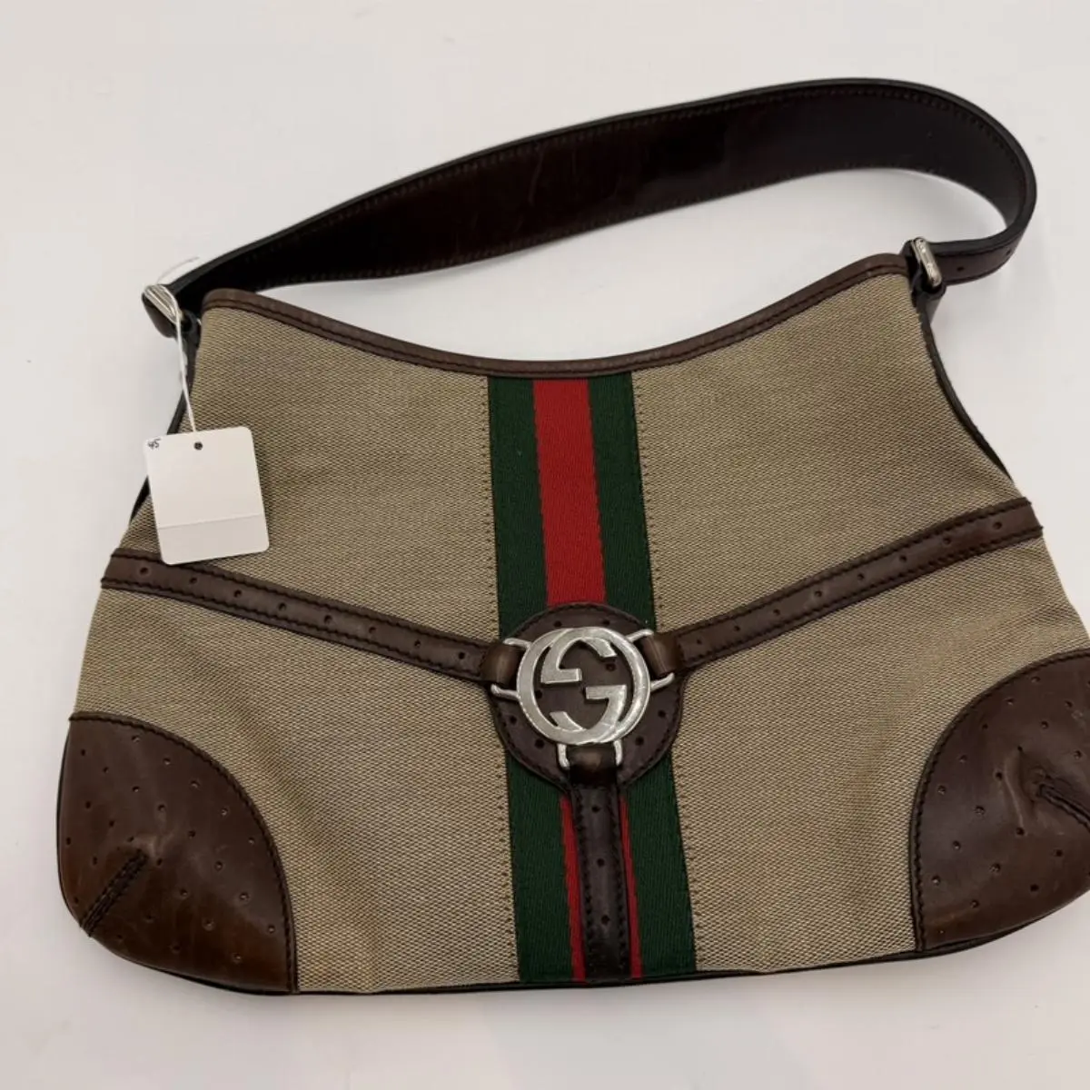 Pre-owned GUCCI As Shown Shoulder Bags Interlocking G Hobo Bag AJ799