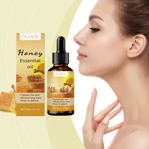 OUHOE Honey Essential Oil | Glycerin Tocopherol Hydrating Moisturizing Oil, Gentle for Sensitive Skin, Nourishing & Smoothing, Daily
