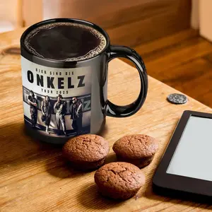 11oz Ceramic Coffee Mug, Onkelz Tour Band Merchandise, Ideal for Home or Office, Durable and Stylish Drinkware, Perfect Gift Idea