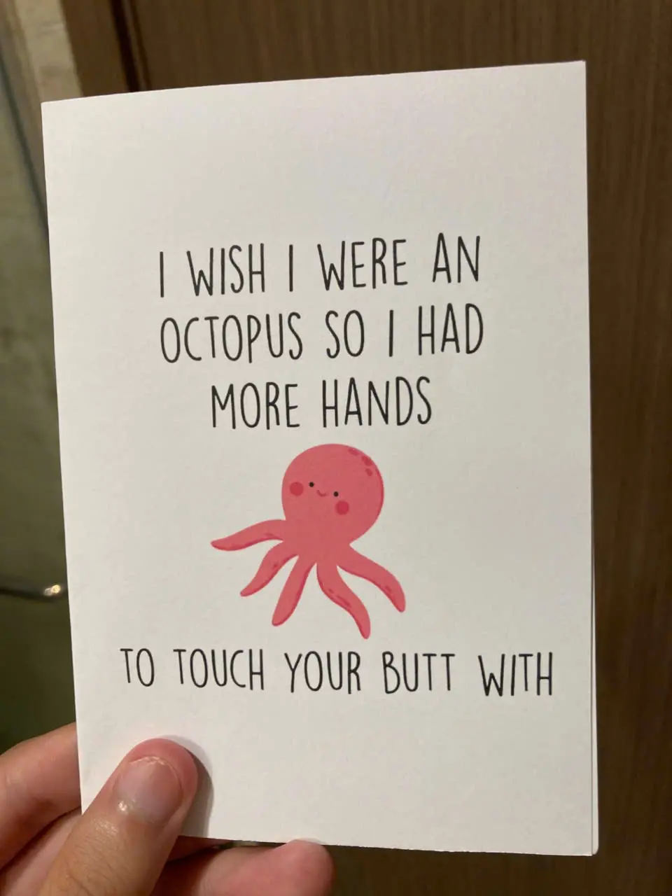 Greeting Card with Envelope, Funny Anniversary Design for Couples – Romantic Humor Card for Husband, Wife, Boyfriend or Girlfriend, Love Office Stationery Card (Computers & Office Supplies)