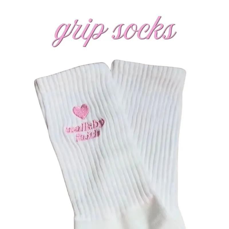 Walk by Faith Pilates Grip Socks