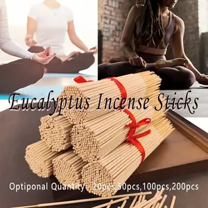 Handmade Eucalyptus Scented Diffusers, Natural Wood & Eucalyptus Fragrance, Ideal for Energy Cleansing, Home Office Purification, Spa Care, Meditation
