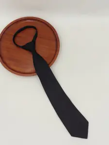 Handmade Solid Color Formal Business Style Versatile Men Women Fashion Adjustable Neck Tie, Casual Plain Design, All Seasons Wear