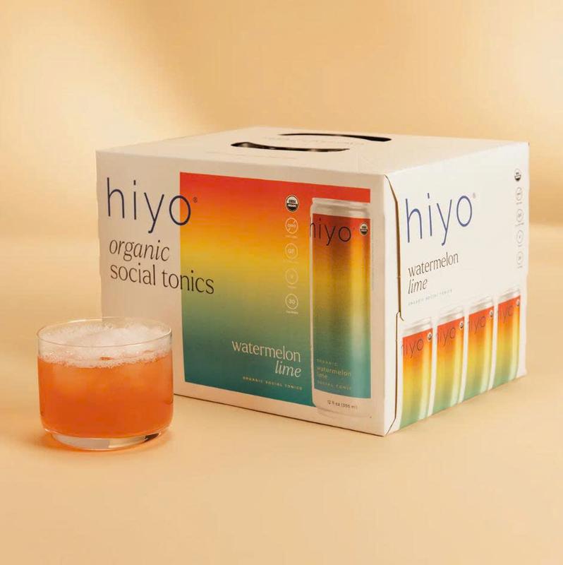 Hiyo Organic Social Tonic Variety Pack - 12 Bottles of Unique Flavors for Social Gatherings & Daily Enjoyment - US Beverage
