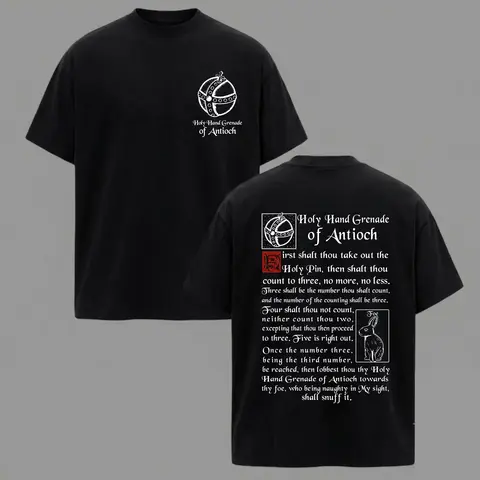 The Holy Hand Grenade of Antioch Shirt, Meme Tee, Funny 1975 Weirdcore Y2K Aesthetic Gift Unisex Sweatshirt Hoodie Sleeveless Tank Top
