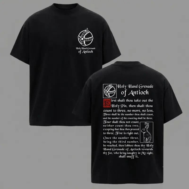 The Holy Hand Grenade of Antioch Shirt, Meme Tee, Funny 1975 Weirdcore Y2K Aesthetic Gift Unisex Sweatshirt Hoodie Sleeveless Tank Top
