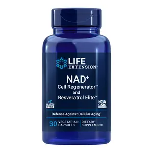 Life Extension NAD+ Cell Regenerator™ and Resveratrol Elite™ 30 Vegetarian Capsules