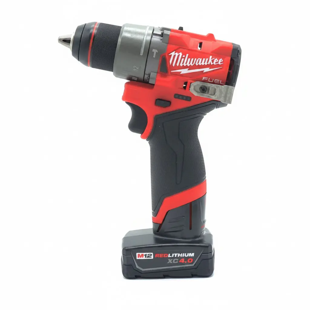 Milwaukee M12 FUEL™ 1/2" Hammer Drill (3404-20) with 4.0 Ah Battery Milwaukee M12 FUEL™ 1/2" Hammer Drill (3404-20) with 4.0 Ah Battery