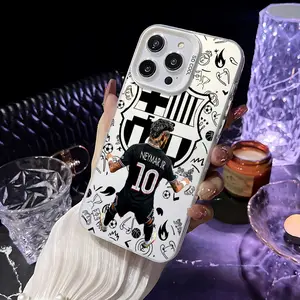 Neymar theme Barcelonas Phone Case Casing Suitable for iPhone 17 16e 16 15 14 13 12 11 Mini Pro Max Air X XR XSMAX 8 7 Plus Anti Fall Matte Back Cover