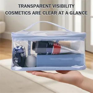 Multi-Layer Large Capacity Makeup Bag, Vanity Bag Organizer, Travel Cosmetic Organizer with Brush Storage, Unisex Portable Beauty Essentials, Multiple Colors Available