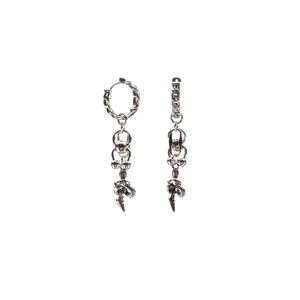 SNAKE HOOP EARRINGS