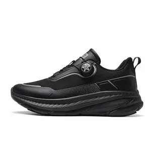 Men's anti slip work shoes, oil resistant and waterproof, with PU and mesh design on the upper, waterproof and breathable, suitable for indoor, outdoor, hospital, and kitchen use.