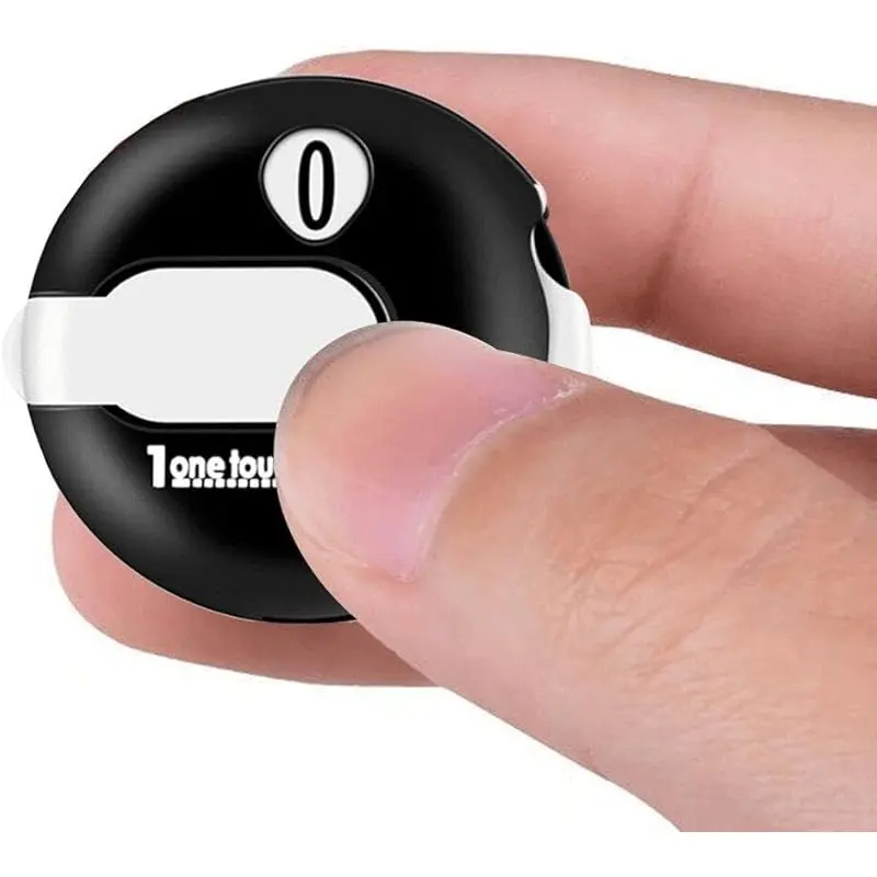 Black/White Mini Portable Golf Ball Clicker, Unisex Golf Score Keeper, Golf Accessories for Men Women, Durable Golfing Tool, Golf Gear, Golf Equipment, Golf Supply