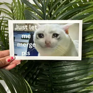 Just Let Me Merge Waterproof Vinyl Car Decal Bumper Sticker decal sticker