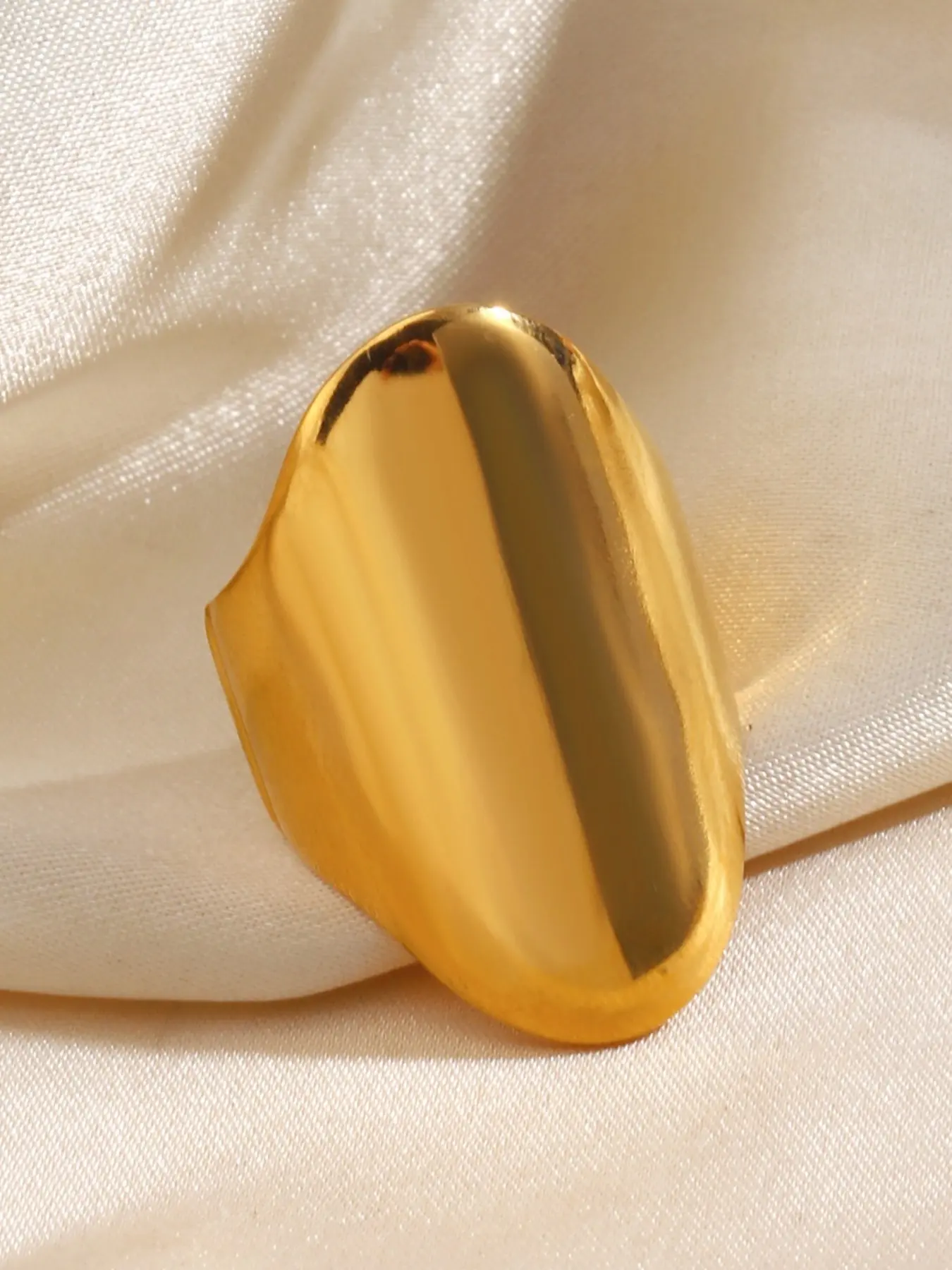 Viral Liquid Metal Open Ring! Unique Asymmetrical Dome Shape, Waterproof & Fade-Proof, One Size Fits All, Perfect for Elevating Any Outfit, Ideal Accessory for Cool Girls
