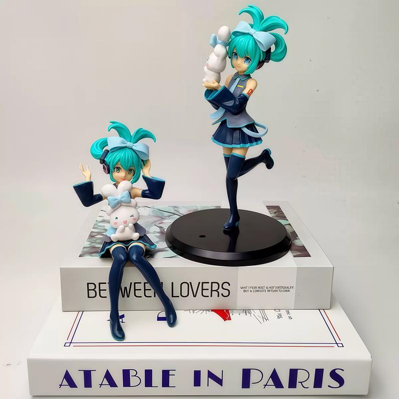 Hatsune Miku anime beautiful girl figure big ears Yugui Dog Hatsune MIKU model doll desktop/chassis/car/gift/ornament