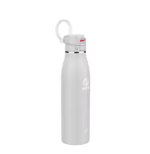 Takeya Traveler 25 oz. Stainless Steel FlipLock Bottle Dodgeball Botella de agua