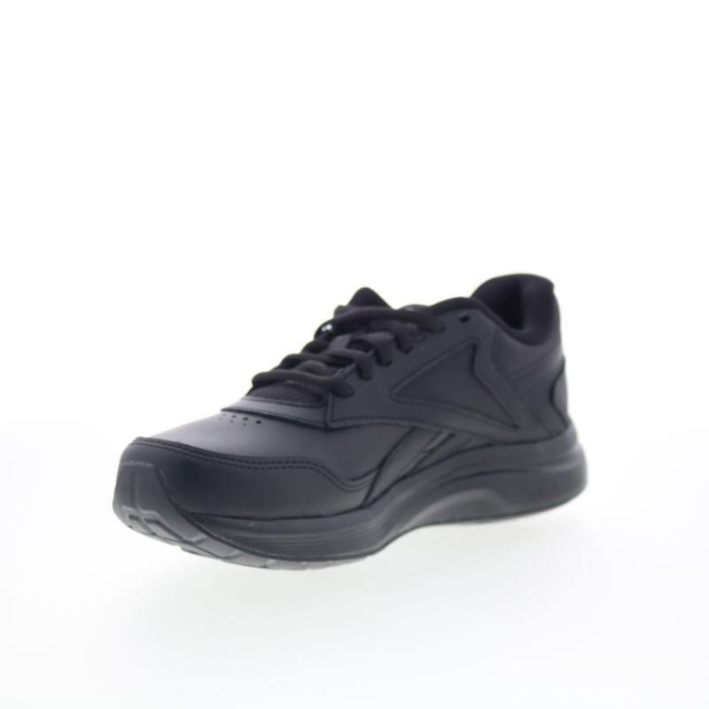 Reebok Walk Ultra Dmx 7 Max Womens Black Leather Lifestyle Sneakers Shoes