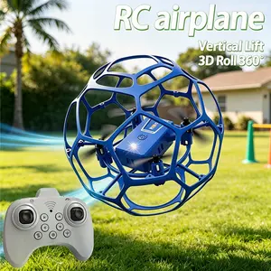 RC Flying Football Interactive Toy Aircraft, Fun Filled Outdoor Remote Control Gadget, Strong Anti Drop Performance, Easy to Carry for Outdoor Trips, Perfect Gift for Travel and Picnics