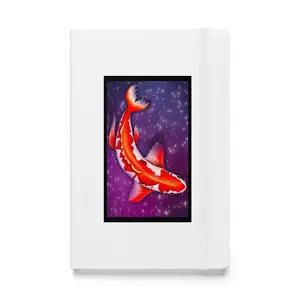 Koi Hardcover bound notebook