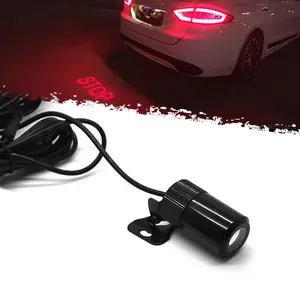 DIBMS Red LED Brake Light Logo Projector, Waterproof Aluminum Rear Warning Signal, Universal Fit for Cars, Trucks, Motorcycles, IPX4, Easy Installation Truck Brake & Tail Light Projectors