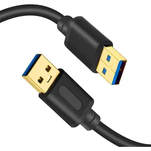 USB 3.0 Male to Male Cable 10ft, USB to USB Cord USB Cable Male to Male USB 3.0 Cable Type A Male to Type A Male Cable (10FT)