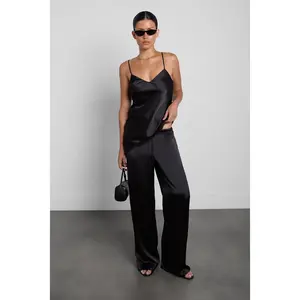 SATIN DRAWSTRING PANT