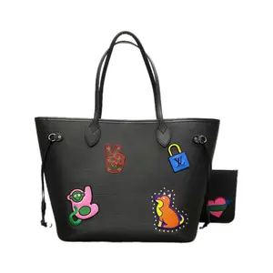 Pre-owned Louis Vuitton leather Tote Bags Neverfull MM Epi Limited Edition Tote