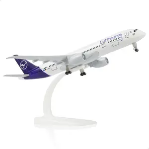 Boeing 787 Dreamliner Lufthansa 1/300 Scale Diecast Model Plane 20CM Display