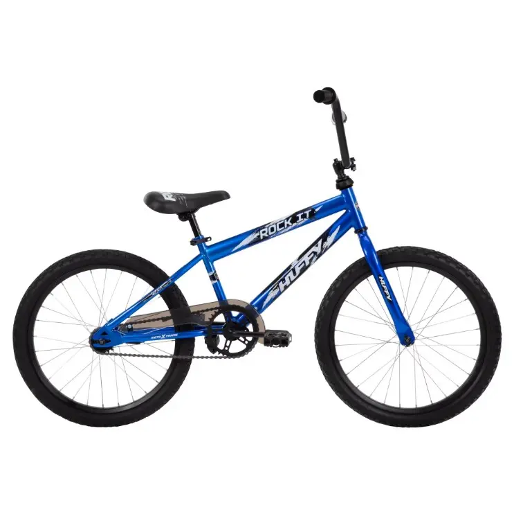 Huffy 20" Rock It Kids' Bike, Fits Riders 44"-56", Blue, Youth, Boys
