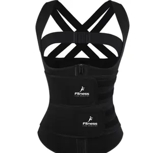 FitnessLiveHealthy brand Body shaper and back brace straps with  2 enforced belts