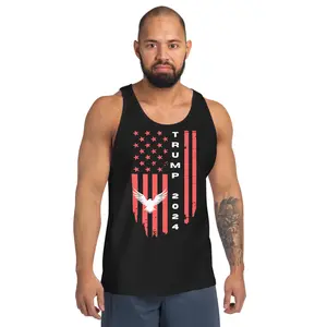 Trump 2024 American Flag tank top
