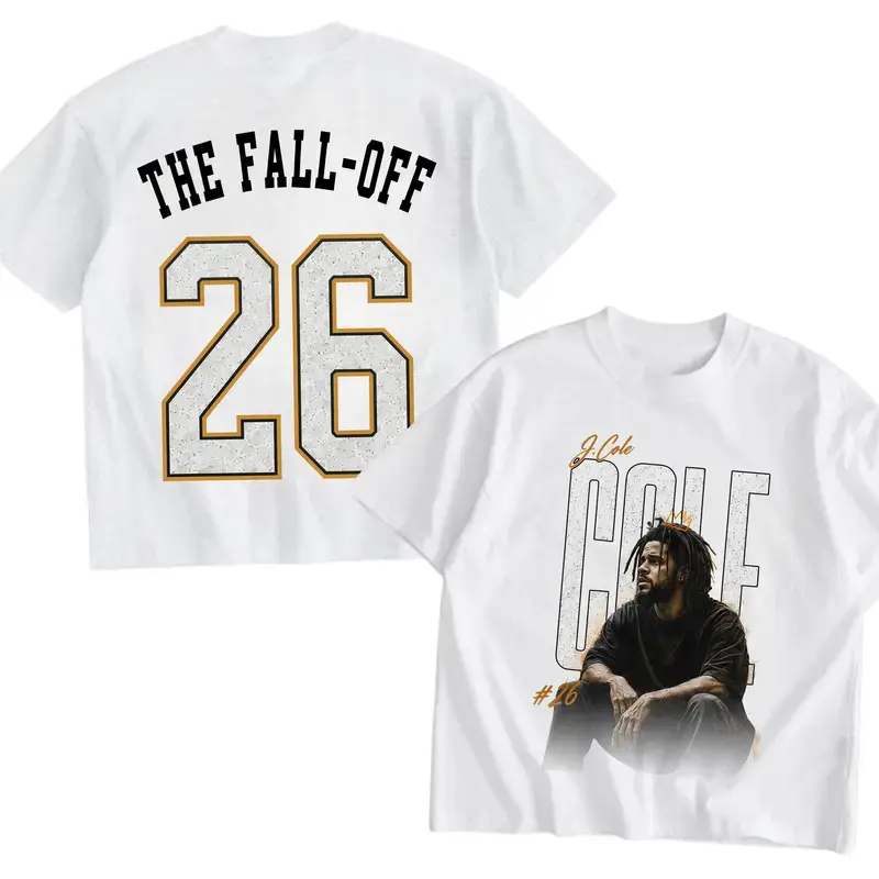J. Cole The Fall Off Shirt, J Cole Hip Hop Rap Tee, Vintage Graphic Rap T-Shirt, Unisex Cotton Hip Hop Tee